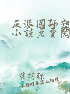 反派国师想转正小说免费阅读