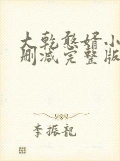 大乾憨婿小说未删减完整版