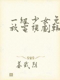 一级少女免费播放电视剧韩剧