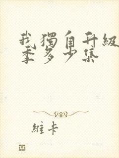 我独自升级第二季多少集