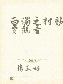 白浊之村动漫免费观看