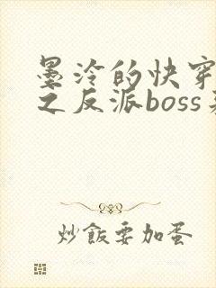 墨泠的快穿系统之反派boss来袭