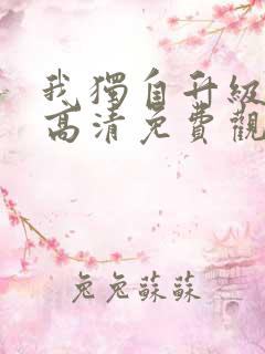 我独自升级动漫高清免费观看