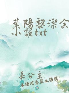 叶阳黎洁余秋水小说txt