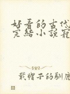 好看的古代言情完结小说宠文