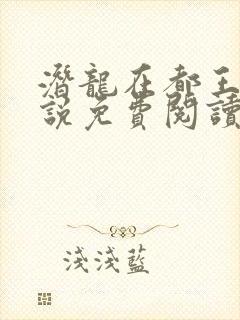 潜龙在都王强小说免费阅读