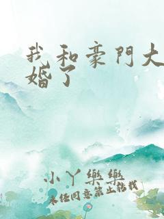 我和豪门大佬闪婚了