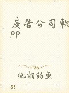 广告公司软件app