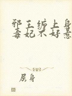 邪王缠上身神医毒妃不好惹完结版