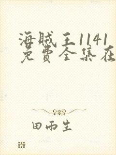 海贼王1141免费全集在线观看动漫