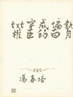 txt穿成偏执权臣的白月光下载