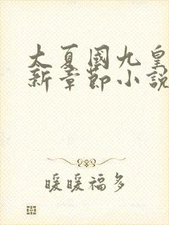 大夏国九皇子最新章节小说