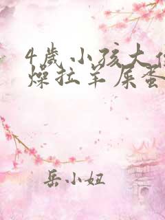 4岁小孩大便干燥拉羊屎蛋