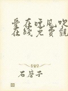 爱在晚风吹短剧在线免费观看