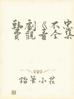 韩剧《不忠》免费观看全集