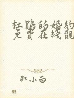 杜鹃的婚约漫画免费在线观看