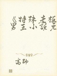 《特殊老板》双男主小说免费阅读