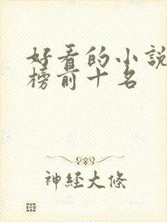 好看的小说排行榜前十名