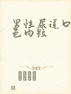 男性尿道口有红色肉粒