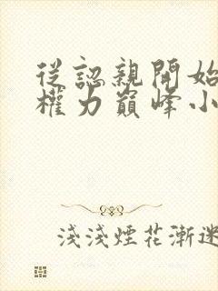 从认亲开始踏上权力巅峰小说免费阅读