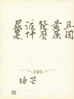 尿液发黄且浑浊是什么原因