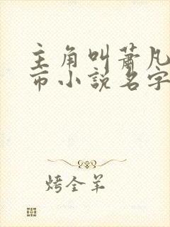 主角叫萧凡的都市小说名字