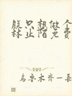 朕只想做个昏君林止陌免费阅读