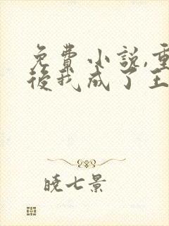 免费小说,重生后我成了王爷的黑月光