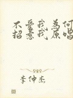 不爱我为何要来招惹我原唱