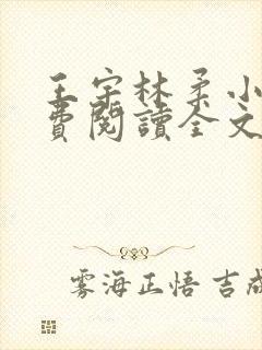 王宇林柔小说免费阅读全文最新章节