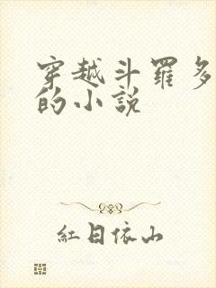 穿越斗罗多女主的小说