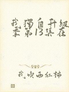 我独自升级第二季第13集在线观看