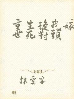 重生后我嫁给前世死对头