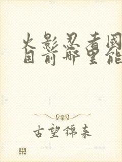 火影忍者国语版目前哪里能看到