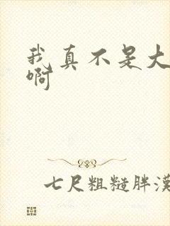 我真不是大反派啊