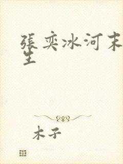 张奕冰河末世重生