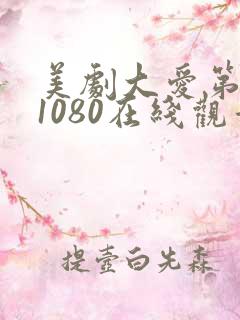 美剧大爱第一季1080在线观看免费