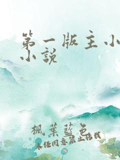 第一版主小说网小说