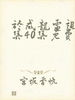 于成龙电视剧全集40集免费观看