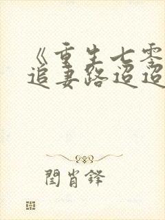 《重生七零团长追妻路迢迢》