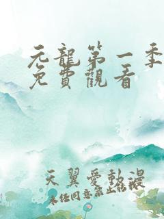 元龙第一季全集免费观看