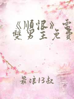 《顺恨》电视剧双男主免费观看