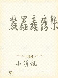 双男主病态占有欲极强的小说