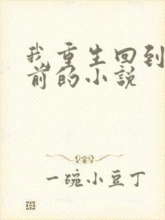 我重生回到末世前的小说