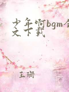 少年啊bgm全文下载