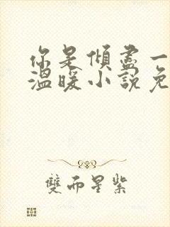 你是倾尽一世的温暖小说免费阅读