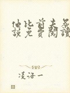 他比前夫炙热小说免费阅读