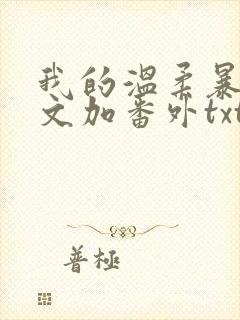 我的温柔暴君全文加番外txt