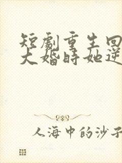 短剧重生回夫君大婚时她逆风翻盘在线观看