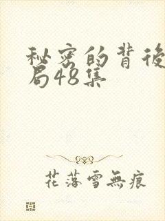 秘密的背后大结局48集